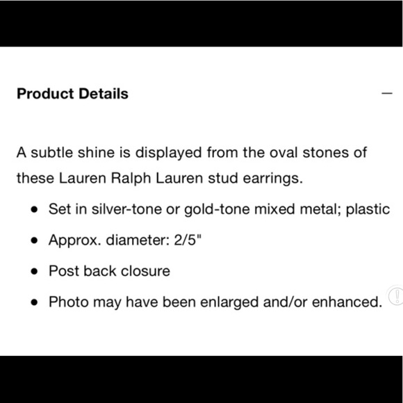 Lauren Ralph Lauren Jewelry Set NWT Macy's style - Picture 2 of 2